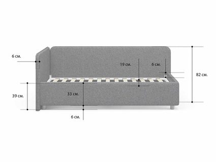 Кровать Сонум Capri Экокожа Коричневый перламутр