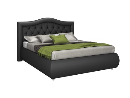 Кровать Sleeptek Premier 6 Экокожа Black 120х200