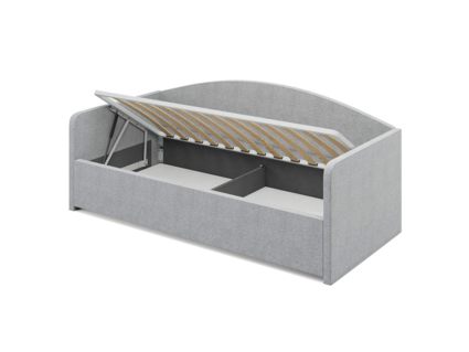 Кровать Сонум Uno Рогожка Мокко (с подъемным механизмом) 120х190