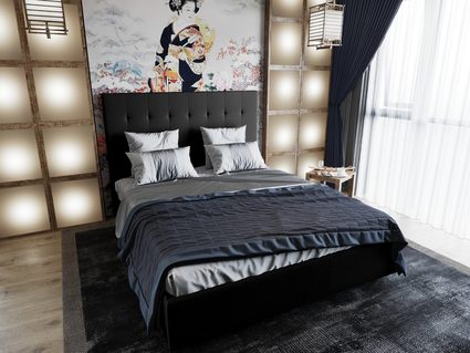 Кровать Димакс Нордо Альбус с подъемным механизмом 180х200