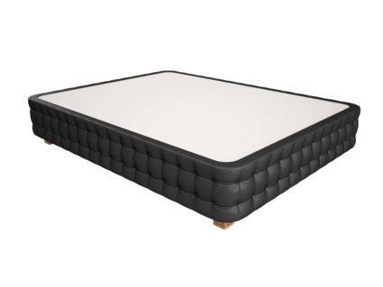 Кровать Mr.Mattress Twin Box экокожа Black 160х200