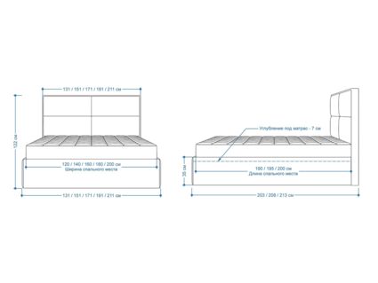 Кровать Lonax Марселла велюр Dolly-13 (с подъемным механизмом)