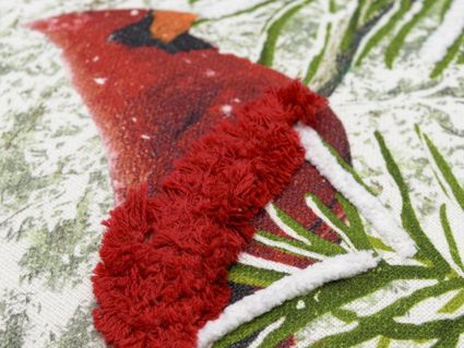 Декоративная подушка Tkano New Year Essential Northern cardinal 45х45