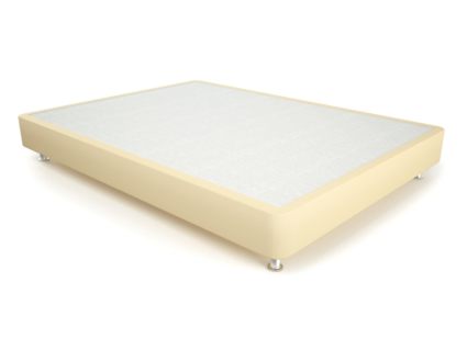 Кровать Mr.Mattress Fine Box экокожа Beige 180х195