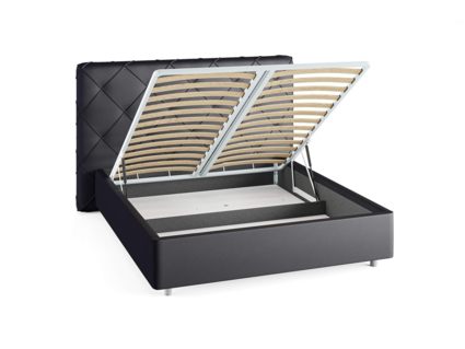 Кровать Сонум Manhattan Рогожка Мокко (с подъемным механизмом) 90х190