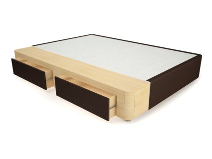 Кровать Mr.Mattress Site Box экокожа Brown 265