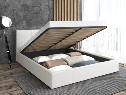 Кровать Sontelle Belart Luxa milk с подъемным механизмом 80х190