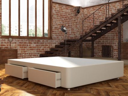 Кровать Mr.Mattress Site Box экокожа Beige 252