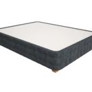 Кровать Mr.Mattress Twin Box велюр Grey 120х195