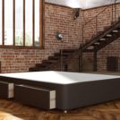 Кровать Mr.Mattress Site Box экокожа Brown 90х195