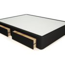 Кровать Mr.Mattress Site Box экокожа Black 140х200