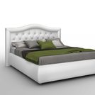 Кровать Sleeptek Premier 6 Экокожа White 140х190