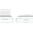 Кровать Lonax Венеция велюр Dolly-3 (с подъемным механизмом) 120х200