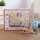 Комплект постельного белья Софи де Марко Giraffe (синий) с одеялом 1,5-спальный