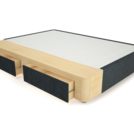 Кровать Mr.Mattress Site Box велюр Grey 120х200