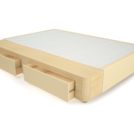 Кровать Mr.Mattress Site Box экокожа Beige 90х195